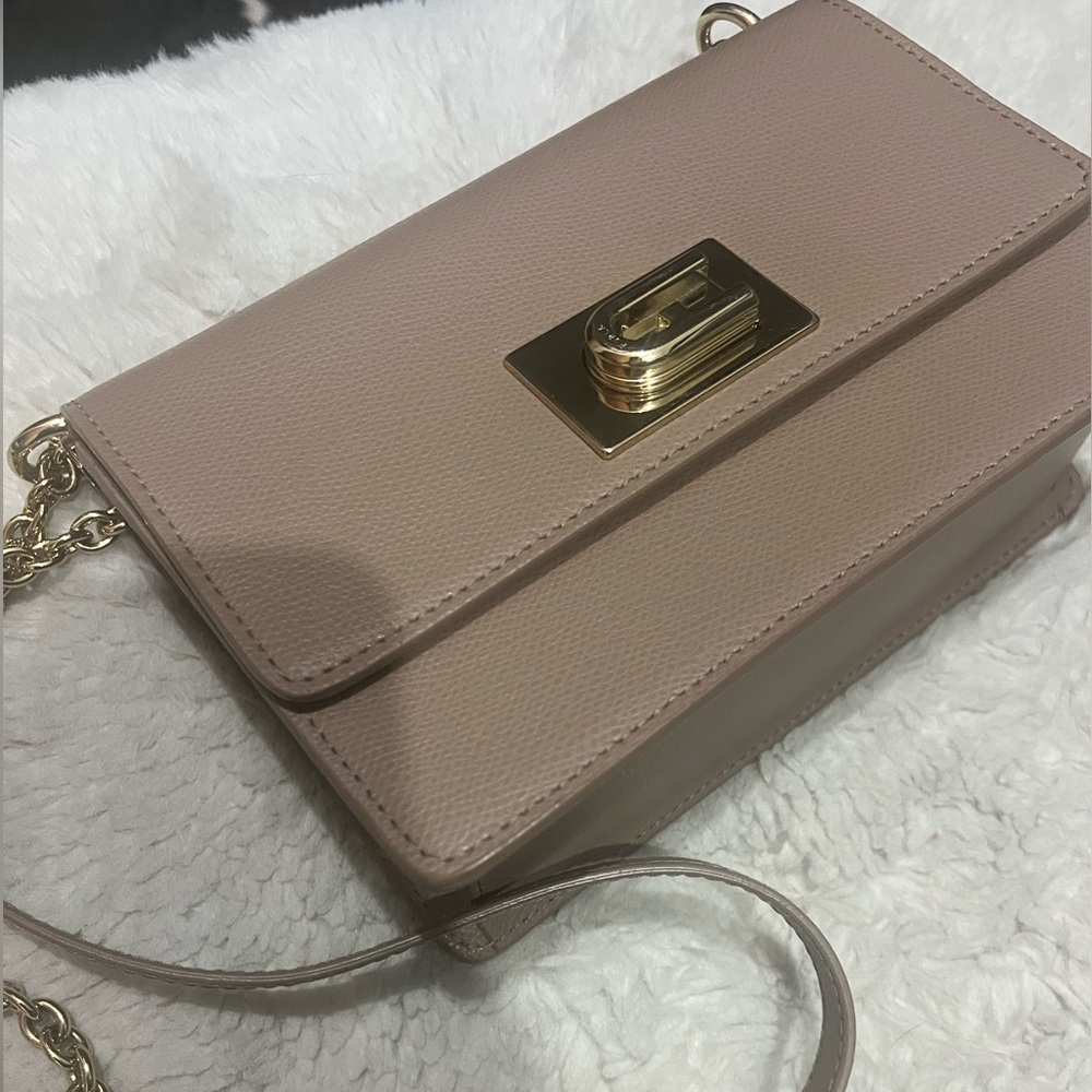 Cream Furla 1927 Crossbody Bag - Picture 7 of 13